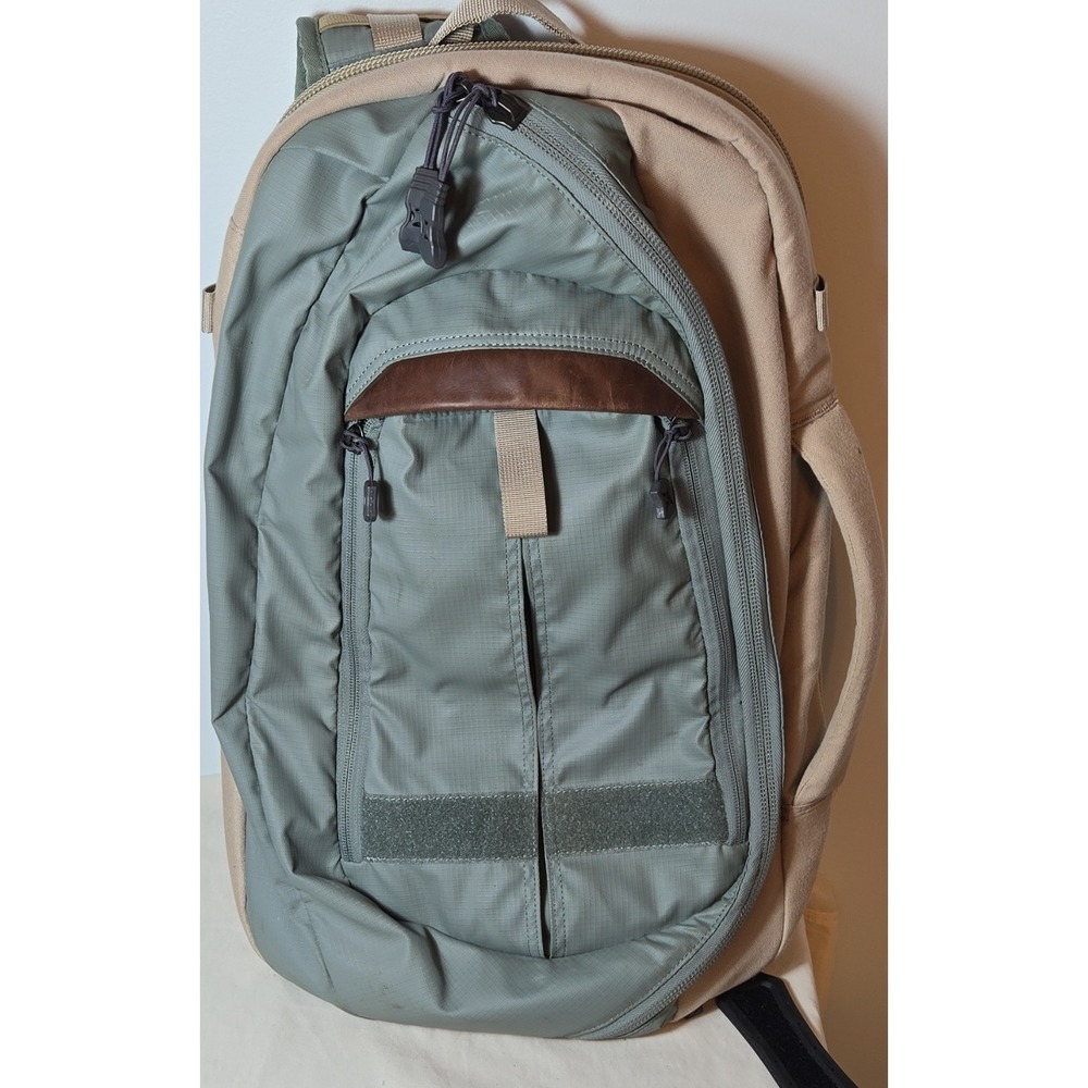 Vertx Tactical Backpack Nylon Green Beige Divider‎ System Zip Unisex Adults